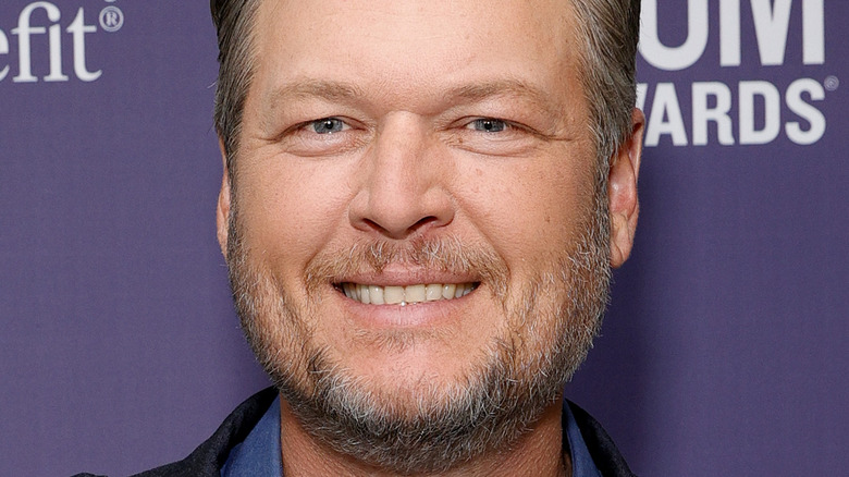 Blake Shelton smiling