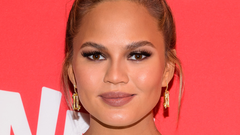 Chrissy Teigen smiling