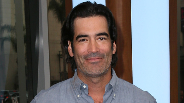 Carter Oosterhouse smiling at Hollywood Today Live at W Hollywood