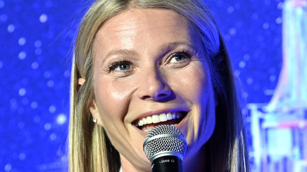 Gwyneth Paltrow speaking at an event