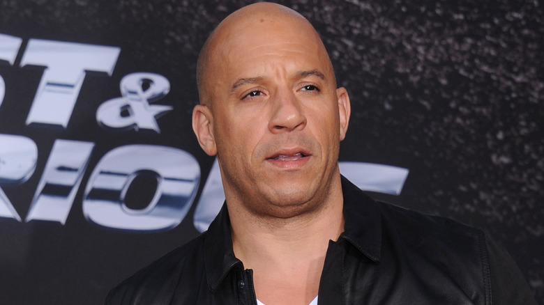 Vin Diesel at a premiere
