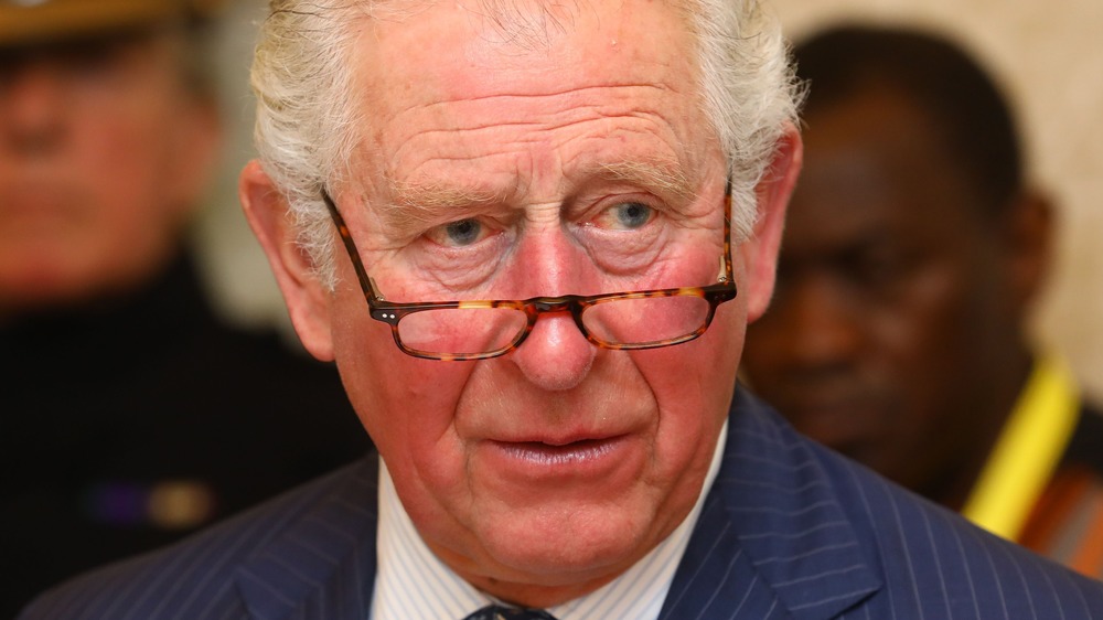 Prince Charles wearing glasses