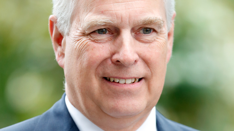 Prince Andrew smiling