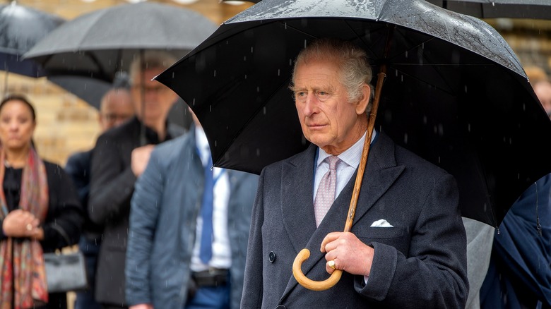 King Charles at an event