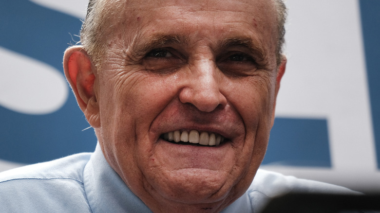 Rudy Giuliani smiling