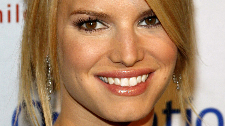 Jessica Simpson smiling