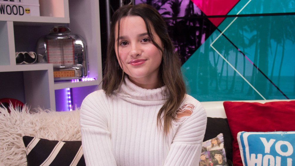 Annie LeBlanc smirking 