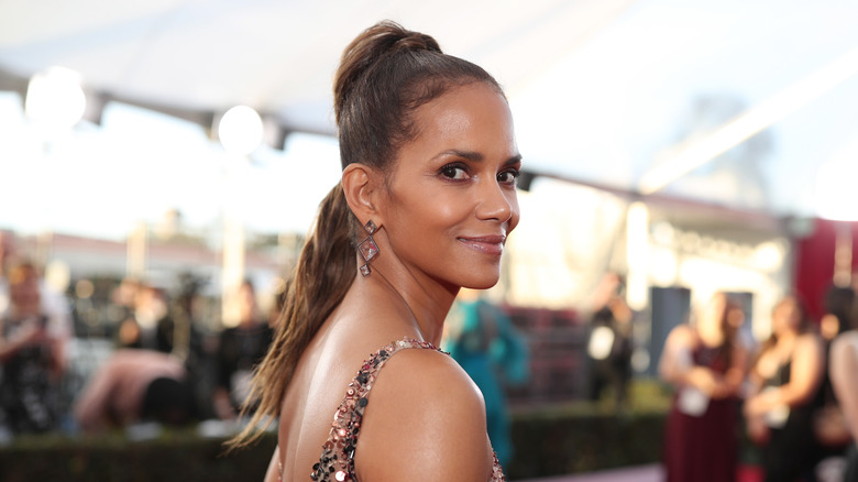 Halle Berry smiling