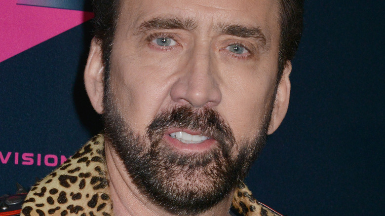 Nicolas Cage smiling