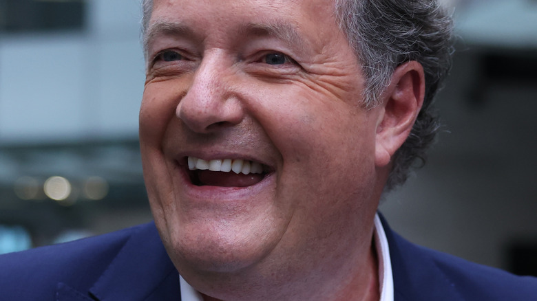 Piers Morgan smiling