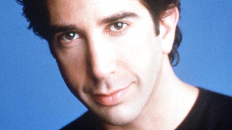 David Schwimmer posing for Friends promo image