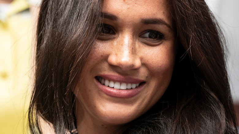 Meghan Markle smiling