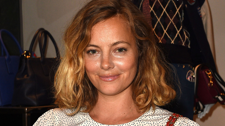 Bijou Phillips polka dot top