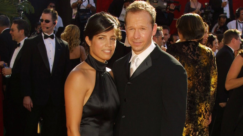 Kim Fey and Donnie Wahlberg