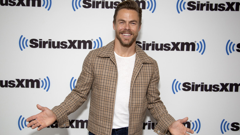 Derek Hough smiling