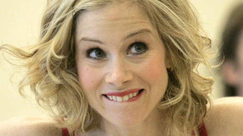 Christina Applegate rehearsing for Sweet Charity