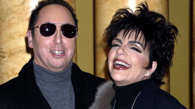 David Gest smiling with Liza Minnelli