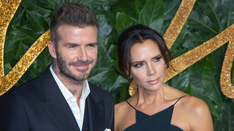 Victoria and David Beckham in 2018