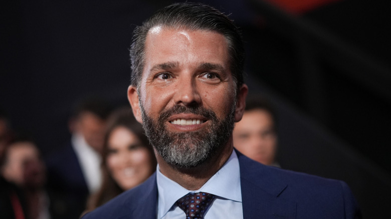 Donald Trump Jr. with a scruffy beard