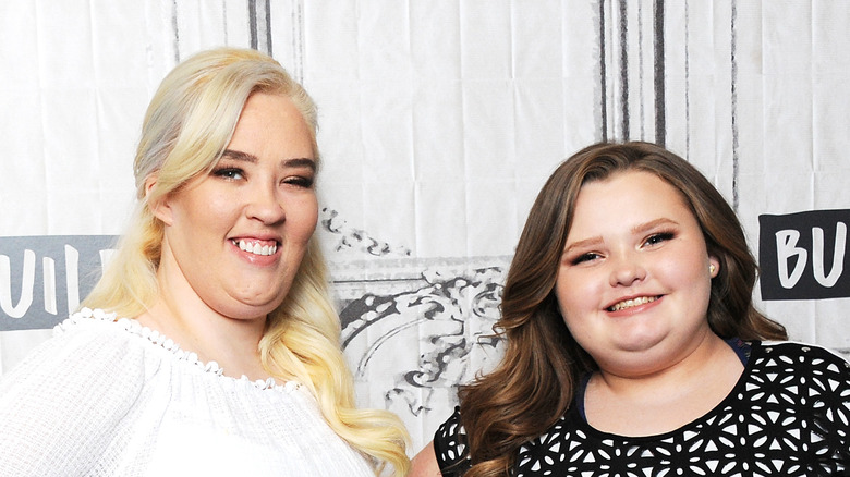 Mama June Shannon and Alana Thompson posing