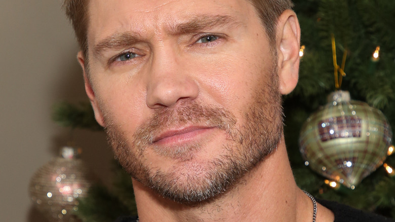 Chad Michael Murray looking at camera