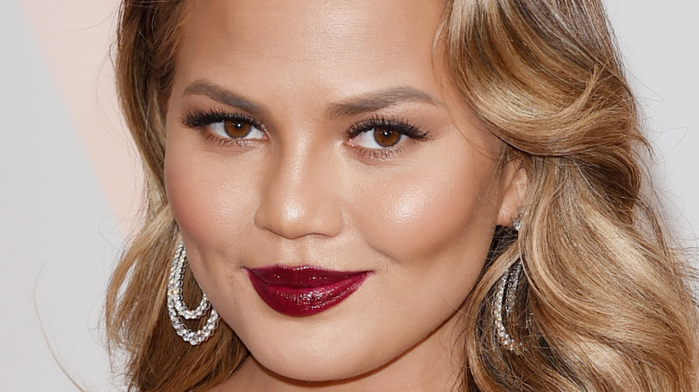 Chrissy Teigen attending the 87th Annual Academy Awards