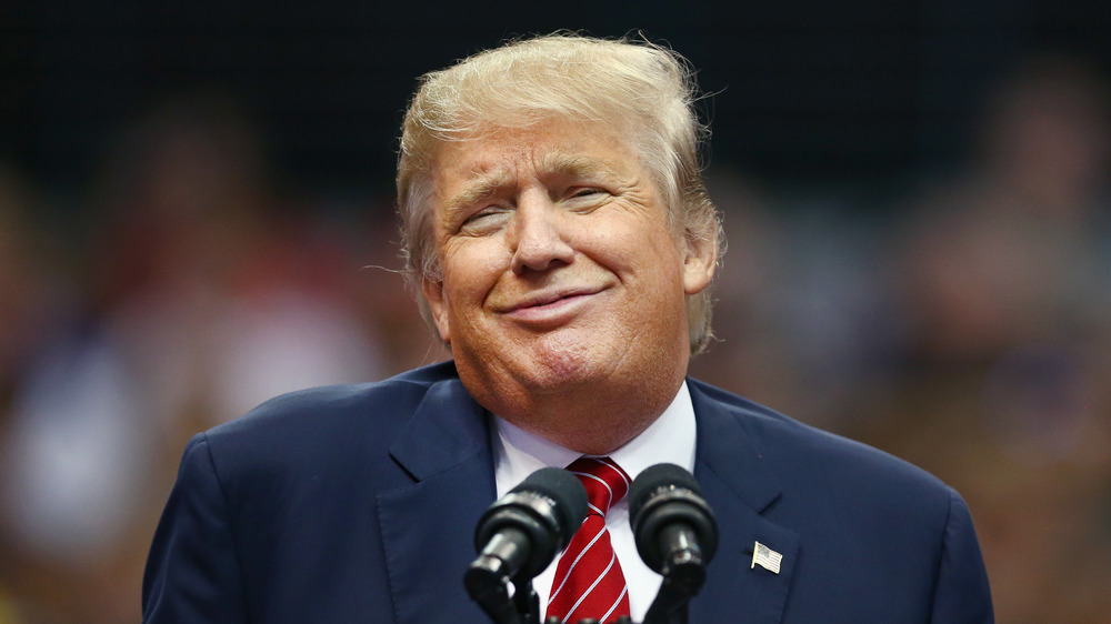 Donald Trump smiling