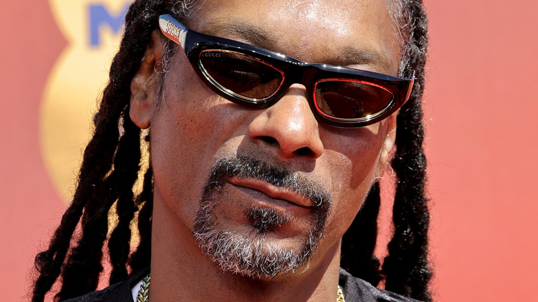 Snoop Dogg wearing sunglasses