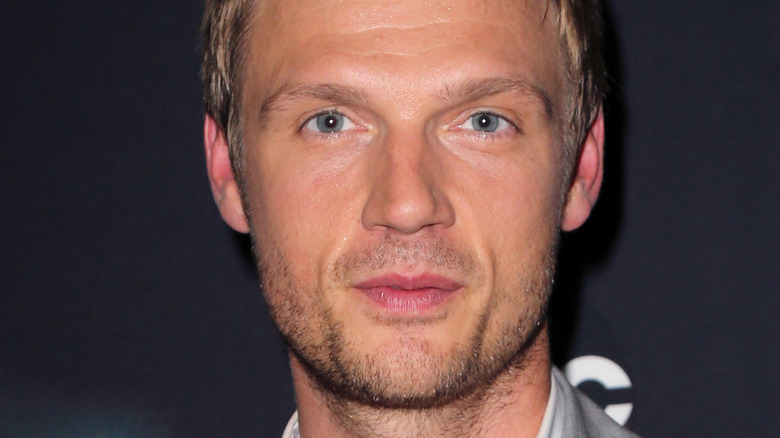Nick Carter posing