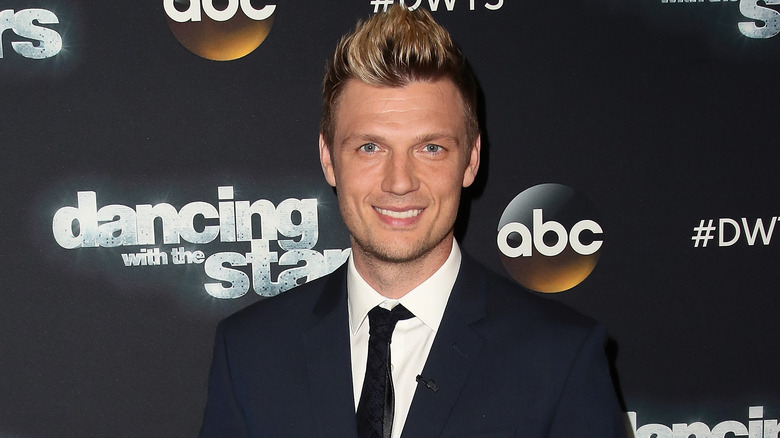 Nick Carter smiling