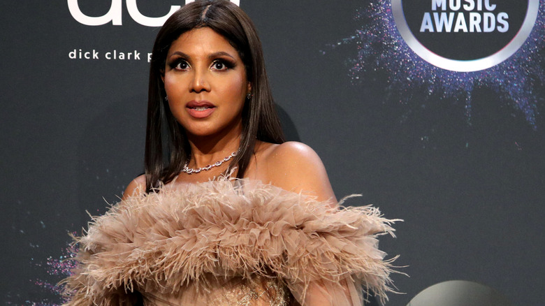 Toni Braxton on the red carpet