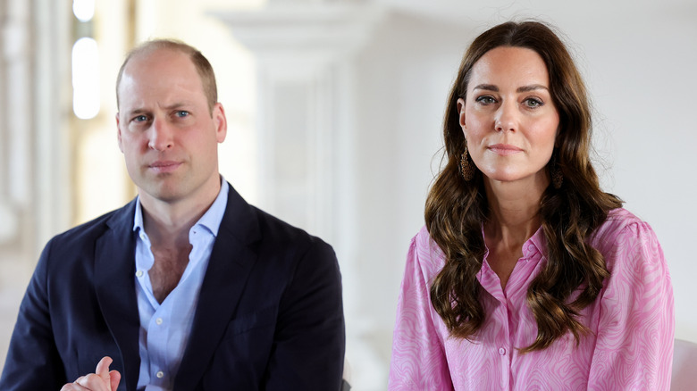 Prince William and Kate Middleton posing