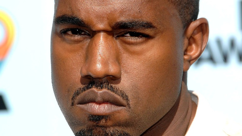 Kanye mustache