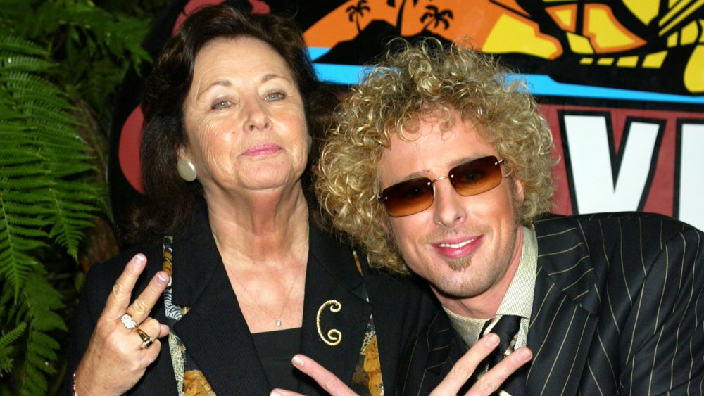 Jonny Fairplay with his grandmother