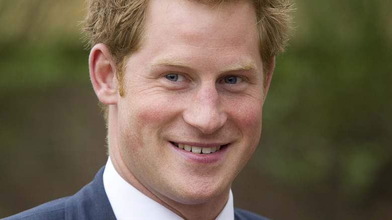 Prince Harry smiling
