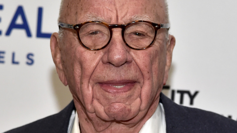 Rupert Murdoch smiling