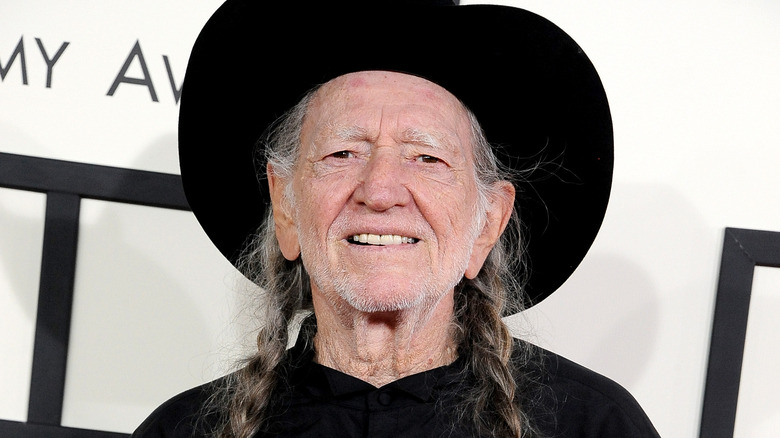 Willie Nelson on red carpet