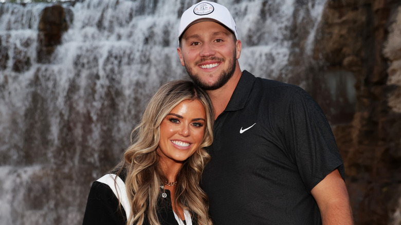 Josh Allen and Brittany Williams smiling