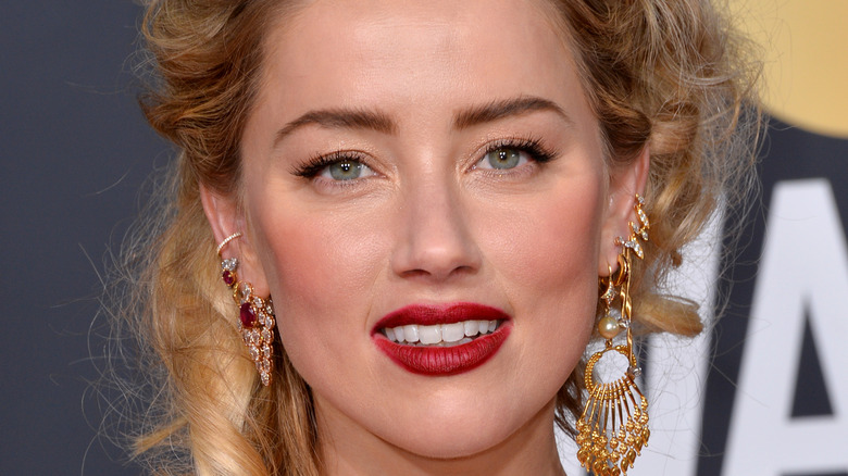 Amber Heard smiling