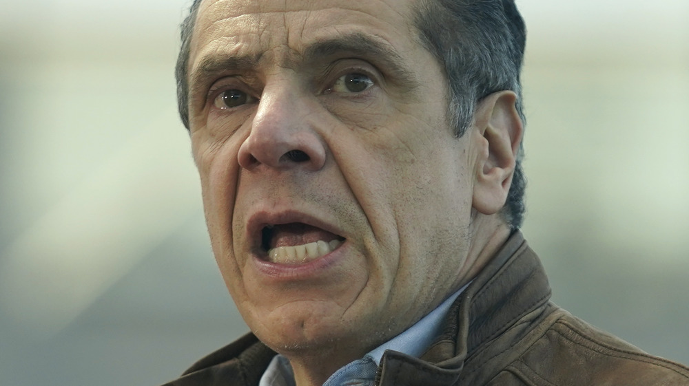 Andrew Cuomo speaking at an event