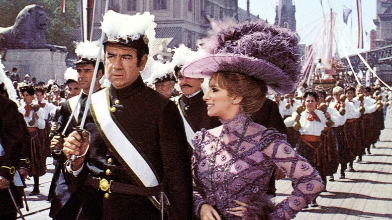 Walther Matthau and Barbra Streisand in Hello, Dolly