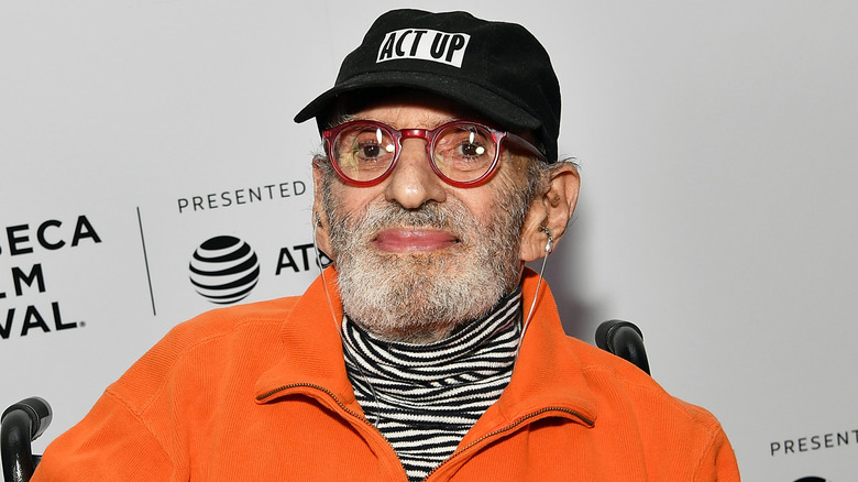 Larry Kramer on red carpet