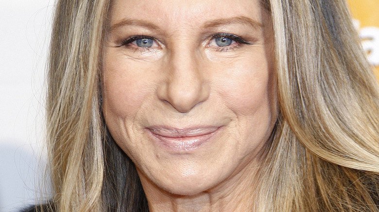 Barbra Streisand on red carpet