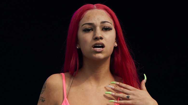 Danielle Bregoli performing on stage