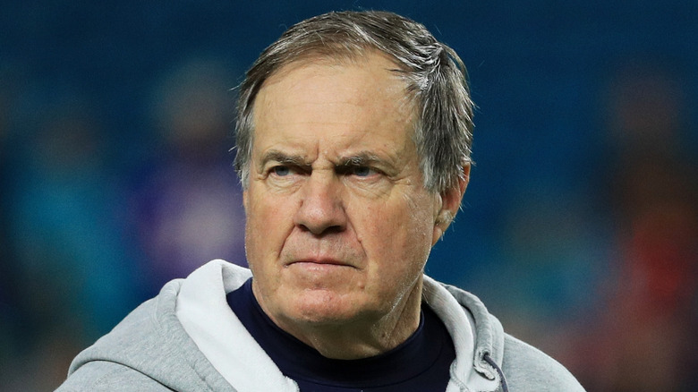 Bill Belichick scowling