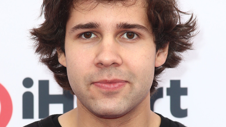 David Dobrik smirking