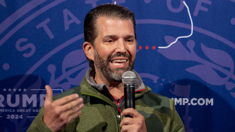 Donald Trump Jr. at New Hampshire rally