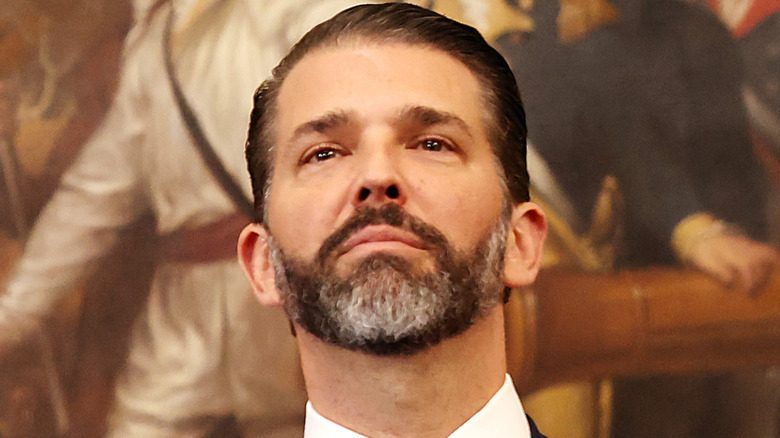 Donald Trump Jr. at father's inauguration ceremony