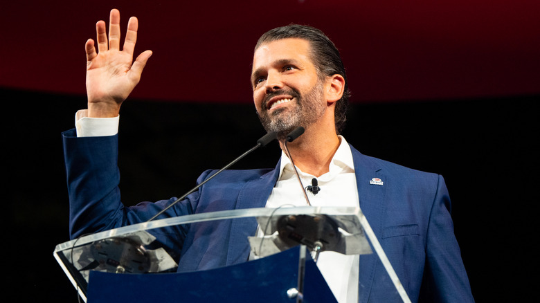 Donald Trump Jr. at Conservative Political Action Conference CPAC in 2021