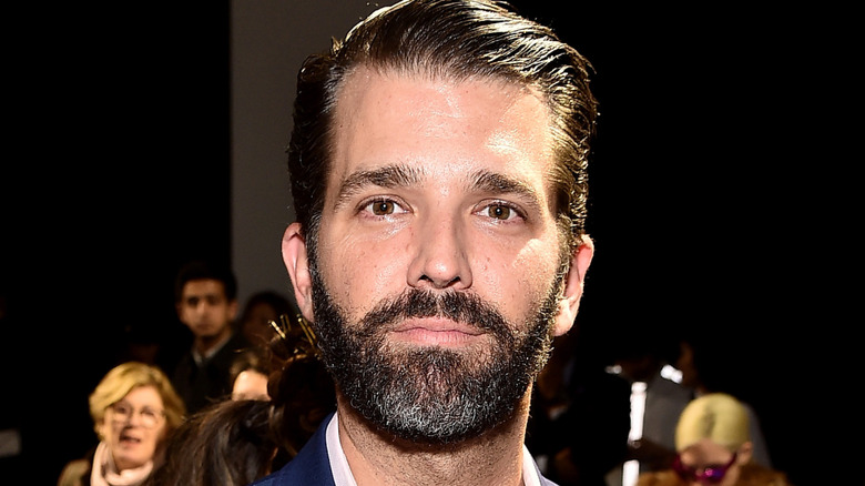 Donald Trump Jr. at New York Fashion Week: The Shows at Gallery II at Spring Studios